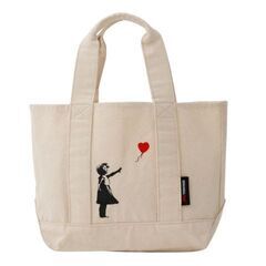 【10%OFF】【Banksy】LUNCH TOTE BAG COTTON CANVAS bnk-002 バルーン ユニセックス 送料無料の画像