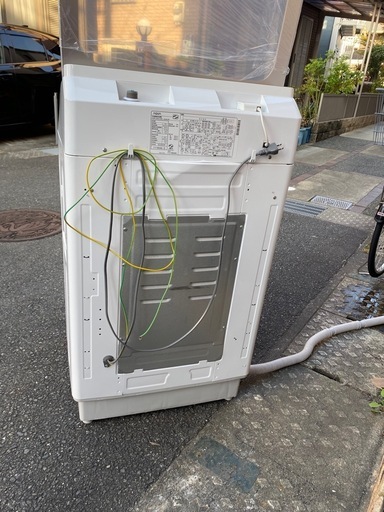 縦型洗濯機アクア