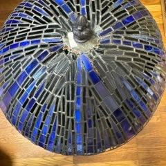 ステンドグラス、ロータスシェード【ジャンク】の画像