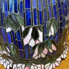 ステンドグラス、ロータスシェード【ジャンク】の画像