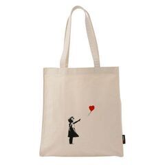 【10%OFF】【Banksy】BOX TOTE BAG COTTON CANVAS bnk-004 バルーン ユニセックス 送料無料の画像
