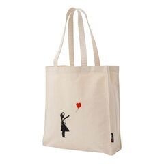 【10%OFF】【Banksy】BOX TOTE BAG COTTON CANVAS bnk-004 バルーン ユニセックス 送料無料の画像
