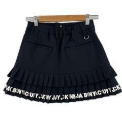 極美品 Jack Bunny!! ジャックバニー スカパン ブランドロゴ オールシーズン スカート ポリエステル/ポリウレタン ブラック レディース 0(S) ゴルフウェア【古着】【中古】の画像