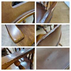 【愛品倶楽部柏店】飛騨産業 キツツキ 円卓ダイニング4点セット 穂高の画像