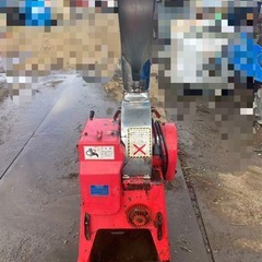 山本製作所 ワラカッター D-14SS 農用さい断機 200V 動力 モーター さい断機 農機具 中古 配送可の画像