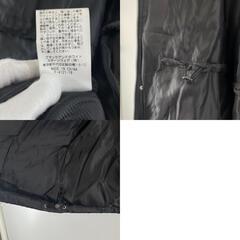 極美品 Black&White ブラックアンドホワイト ブランドロゴ 秋冬 AW ダウンジャケット ポリエステル ブラック メンズ LL【古着】【中古】の画像