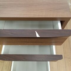 ★リユースのサカイつくば店★TK7187  袖机 ブラウン H70×D43×W40 クリーニング済みの画像