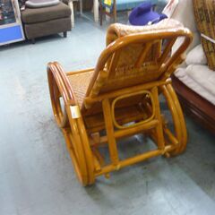 ID：237540　籐　リクライニングチェアの画像