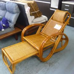 ID：237540　籐　リクライニングチェアの画像
