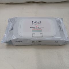 海外・日本製品のサルベージ品　scottie  wet  towel　80枚入り　１パックの価格ですの画像