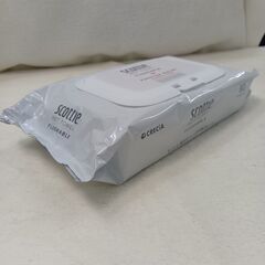 海外・日本製品のサルベージ品　scottie  wet  towel　80枚入り　１パックの価格ですの画像