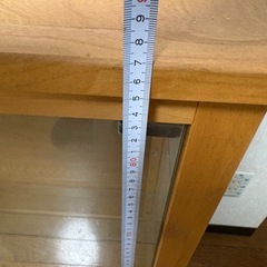 ガラスキャビネット　電話台　飾り台の画像