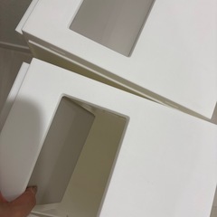 新品　ゴミ箱　2つセット　白　ホワイト　ダストケースの画像