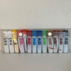 絵の具セット 水彩絵の具 パレット 絵の具筆 の画像