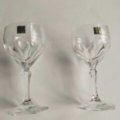 HOYA 　クリスタルワイングラス　ペアの画像