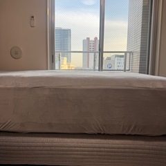 ダブルベッド&クッションフレーム【パラマウントベッド】の画像