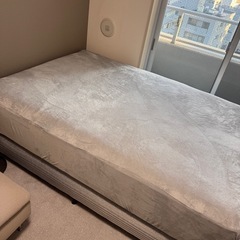 ダブルベッド&クッションフレーム【パラマウントベッド】の画像