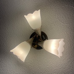 【昭和レトロ✨】スズランモチーフシャンデリアの画像