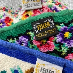 フェイラー　FEILER　タオルハンカチ　6枚セット　ドイツ製　綿100％　の画像