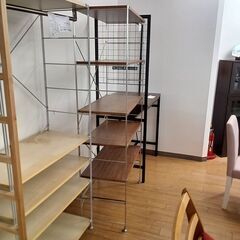 ★リユースのサカイつくば店★TK7188 無印良品 ステンレスユニットシェルフ  H176×D40×W84 クリーニング済みの画像