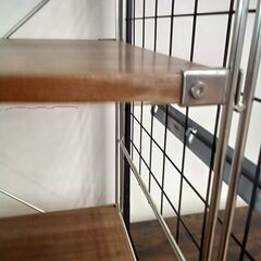 ★リユースのサカイつくば店★TK7188 無印良品 ステンレスユニットシェルフ  H176×D40×W84 クリーニング済みの画像