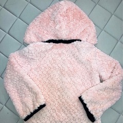 メゾピアノ　ピンク　ショートコート　ジャンパー　130　の画像