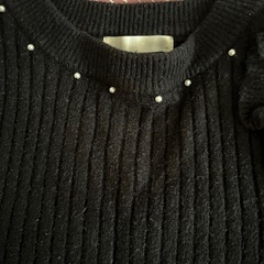 Arrow ブラック　カットソー　セーター　の画像