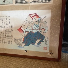 屏風  骨董品　の画像