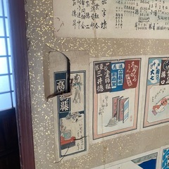 屏風  骨董品　の画像