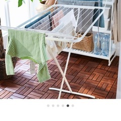 IKEA  ムーリック 洗濯物干し タオル干し の画像