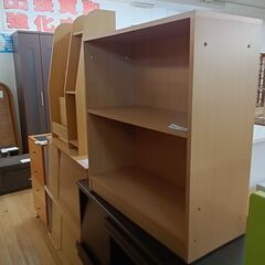 ★リユースのサカイつくば店★TK7190  収納棚 ナチュラル H75×D30×W69 クリーニング済みの画像