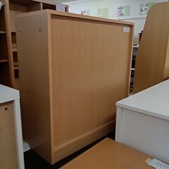 ★リユースのサカイつくば店★TK7190  収納棚 ナチュラル H75×D30×W69 クリーニング済みの画像