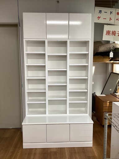 ベンチ付き本棚【町田市再生家具】　252272