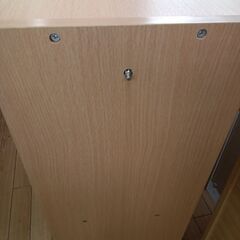 ★リユースのサカイつくば店★TK7191  収納棚 ナチュラル H102×D26×W40 クリーニング済みの画像