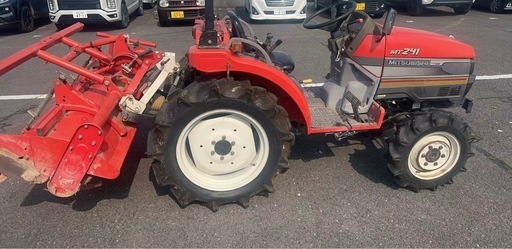 値下げ！ 【宮城発★自動水平】三菱 MITSUBISHI / 型式:MT241 乗用トラクター PTO逆転付!!! 4WD切換 ダイヤクイックターン 安全フレーム