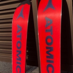 中古ATOMIC REDSTER SX JR 子ども用スキー板ビンディング付き150cmの画像