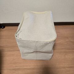 無印　収納ボックス　ベージュの画像
