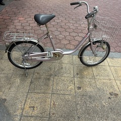 20インチ自転車　ピンクの画像