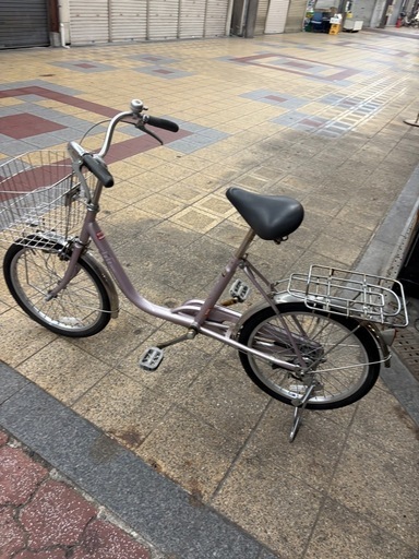 20インチ自転車　ピンク