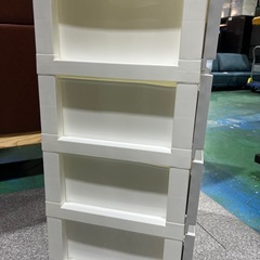 収納ケース 4段 プラスチック 衣装ケース 幅540奥410高さ850mm【中古　美品
】の画像