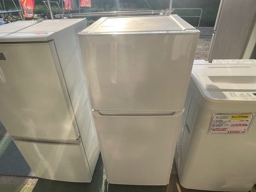 【リサイクルサービス八光】2017年製　ハイアール　JR-N121A-W 冷蔵庫 ホワイト [121L /2ドア /右開きタイプ]