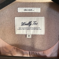 niko and ... ノーカラーコート　ニコアンド　レディース　Mサイズの画像