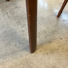 A2511-107 ダイニングテーブル ダークブラウン 1300×800 キズ汚れ有りの画像