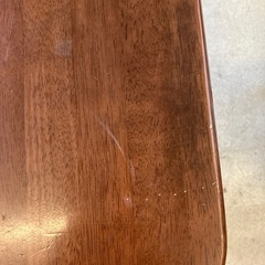 A2511-107 ダイニングテーブル ダークブラウン 1300×800 キズ汚れ有りの画像