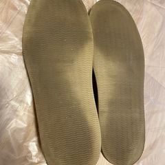 アダムエロペ　ブラウン レザー スリッポン　ステッチダウンスリッポンの画像