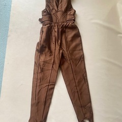 ellesse エレッセ ゴールドウイン スキーパンツ ブラウン 63 Sサイズ相当 左バックル部欠品 中古品 の画像