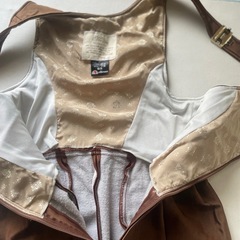 ellesse エレッセ ゴールドウイン スキーパンツ ブラウン 63 Sサイズ相当 左バックル部欠品 中古品 の画像