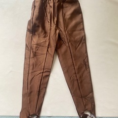 ellesse エレッセ ゴールドウイン スキーパンツ ブラウン 63 Sサイズ相当 左バックル部欠品 中古品 の画像