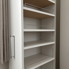 美品★ニトリ★キッチン・洗面所 隙間収納 ホワイト幅24cmの画像