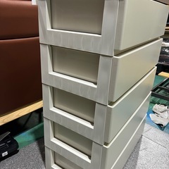 インテリアチェスト タンス 衣装ケース幅740奥400高さ1020mmmm【中古　美品
】の画像